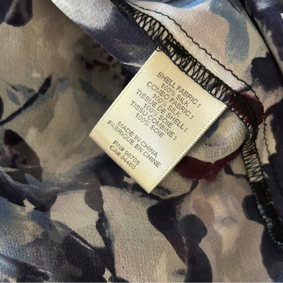 Rebecca Taylor Flowy Floral Top 8 - Picture 9 of 9